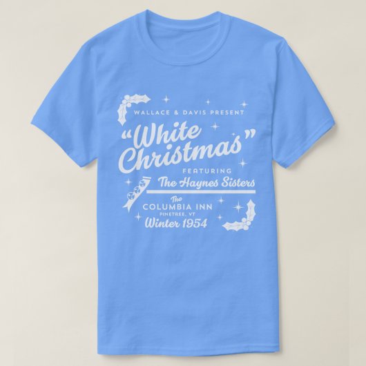 ホワイトクリスマス広告WH Tシャツ (デザイン正面)