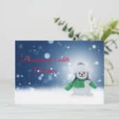 ホワイトクリスマス引用文の夢 シーズンカード (スタンド正面)