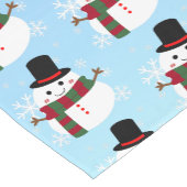 ホワイトクリスマス雪だるま ショートテーブルランナー (コーナー)