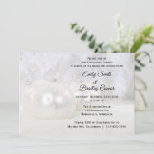 ホワイトクリスマス ウインターウェディング リハーサルディナー 招待状 (スタンド正面)