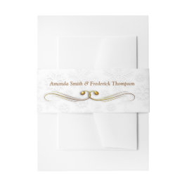 ホワイトクリスマス ウェディング ベリーバンド 招待状ベリーバンド