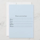 ホワイトクリスマス ウサギ  Hare 招待状 (裏面)