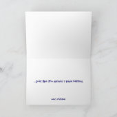 ホワイトクリスマス シーズンカード (内部)