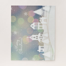 ホワイトクリスマス(《写真》ぼけ味灯あり) ジグソーパズル