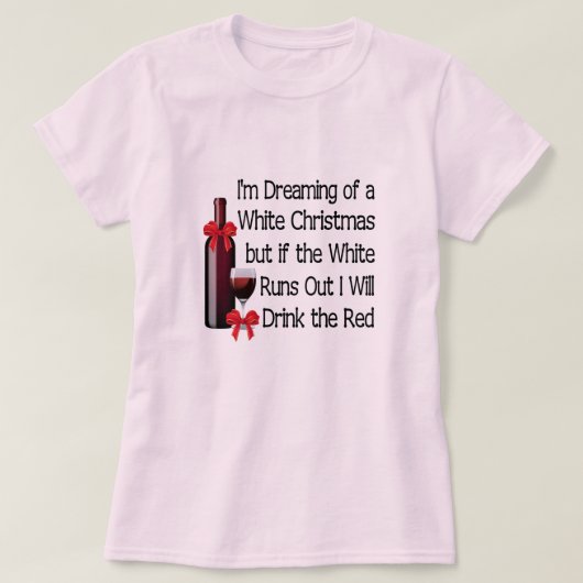 ホワイトクリスマス Tシャツ (デザイン正面)