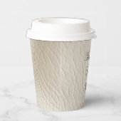 ホワイトクリフェイクームレザー結婚ズ 紙コップ (右)