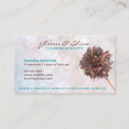 ホワイトクリーニングサービス名刺 名刺