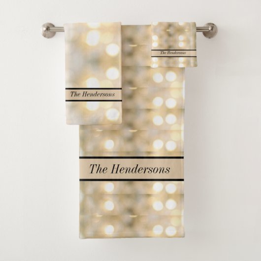 ホワイトクリームオフエレガントホワイトライトシックモダン バスタオルセット (インサイチュ)