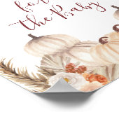 ホワイトクリームカボチャフローラベビー予測 ポスター (角)