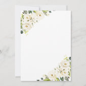 ホワイトクリームフローラル50周年記念 招待状 (裏面)