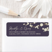 ホワイトクリーム桜さくらんぼ咲きアジア結婚ズ ラベル (インサイチュ)