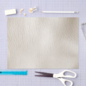 ホワイトクリーム フェイクレザー ウェディング   薄葉紙 (クラフト)