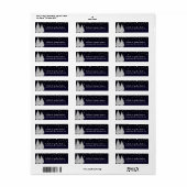 ホワイトクリ白熱［赤熱］光を放つスマスライトグリッターツリー雪 ラベル (フルシート)