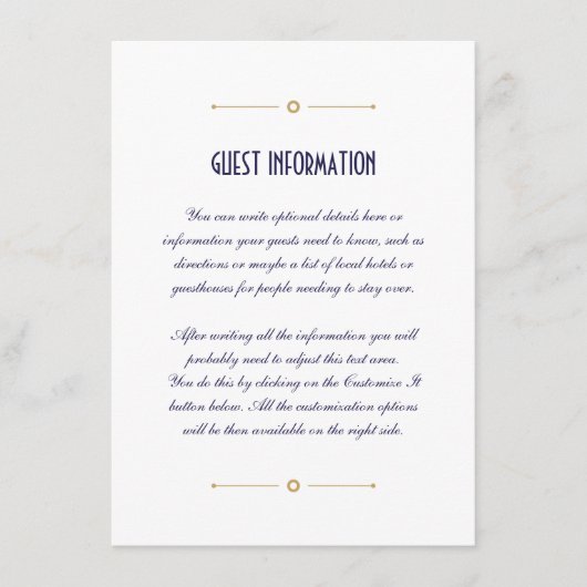 ホワイトクリ航海のーン結婚の挿入カード エンクロージャーカード (正面)