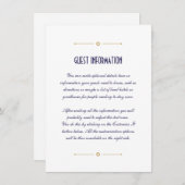 ホワイトクリ航海のーン結婚の挿入カード エンクロージャーカード (正面/裏面)