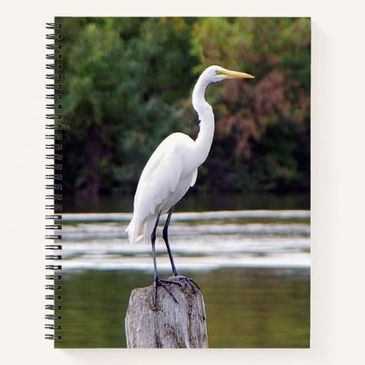 ホワイトクレーンノート ノートブック (正面)