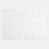 ホワイトクロコダイルスキンプリント ラッピングペーパーシート (正面3)