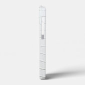 ホワイトクロコダイルスキンプリント Case-Mate iPhoneケース (裏面 / 左)