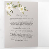 ホワイトクロスお祝い・オブ・ライフ 三つ折り招待状 (内部最初)