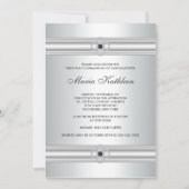 ホワイトクロスダイヤモンドガールズホワイトファースト聖餐式 招待状 (正面)