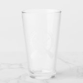 ホワイトクロスパドルレイクハウスファミリ名の追加 タンブラーグラス (正面)