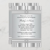 ホワイトクロスボーイアンドガール《キリスト教》洗礼式や命名式招待状 招待状 (正面/裏面)