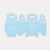 ホワイトクロス淡い色のオン青の最初の交代特典ボックス フェイバーボックス (折り畳みなし)