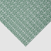 ホワイトクロチェットレース模様の常緑樹 薄葉紙 (詳細)