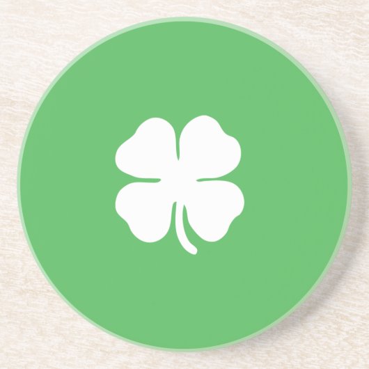 ホワイトクローバーリーフコースター コースター (正面)