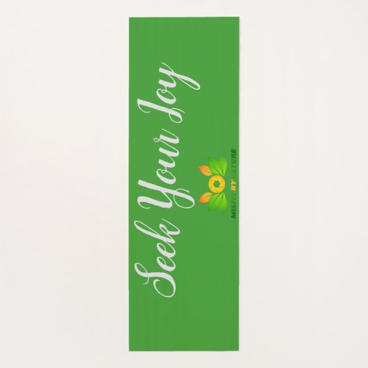 ホワイトクローバー幾何模様ヨガマット ヨガマット (裏面)