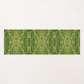 ホワイトクローバー幾何模様ヨガマット ヨガマット (正面(横))