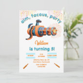 ホワイトクール・ネルフ・ウォーズパーティートップ・ガン第5誕生日 招待状 (スタンド正面)