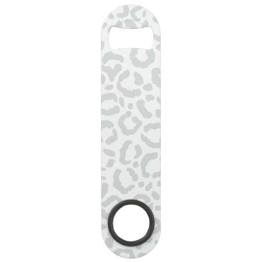 ホワイトグエレガントレーレオパードチエアニマルプリント スピード栓抜き (裏面)
