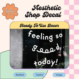 ホワイトグッドおもしろいバイブウィンドウにしがみつくデカールデコール ウィンドウサイン