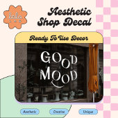 ホワイトグッドムードエレガントタイポグラフィウィンドウにしがみつく ウィンドウサイン