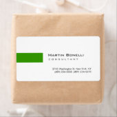 ホワイトグモダンリーンのコンサルタシンプルント ラベル (インサイチュ)