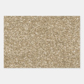 ホワイトグラム金ゴールドヒョウアニマルプリント ラッピングペーパーシート (正面2)