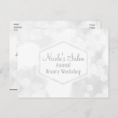 ホワイトグラモールライトズ《写真》ぼけ味シックイベントはがき ポストカード (正面/裏面)