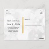 ホワイトグラモールライトズ《写真》ぼけ味シックイベントはがき ポストカード (裏面)