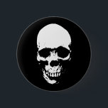 ホワイトグリームリーパースカル 缶バッジ<br><div class="desc">Designed by Yours True.</div>