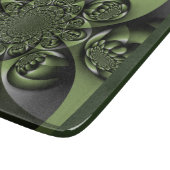 ホワイトグリーンフォレストミニスフィア カッティングボード (角)