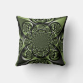 ホワイトグリーンフォレストミニスフィア クッション (裏面)