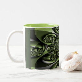 ホワイトグリーンフォレストミニスフィア ツートーンマグカップ