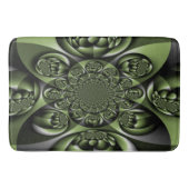 ホワイトグリーンフォレストミニスフィア バスマット (正面)