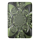 ホワイトグリーンフォレストミニスフィア バスマット (正面縦)