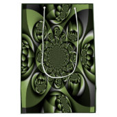 ホワイトグリーンフォレストミニスフィア ミディアムペーパーバッグ (裏面)