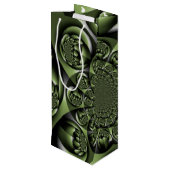 ホワイトグリーンフォレストミニスフィア ワインギフトバッグ (裏面アングル)