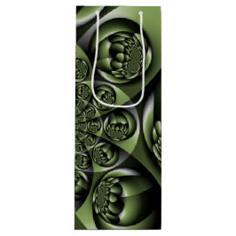 ホワイトグリーンフォレストミニスフィア ワインギフトバッグ