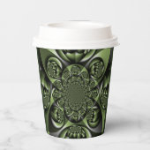 ホワイトグリーンフォレストミニスフィア 紙コップ (裏面)