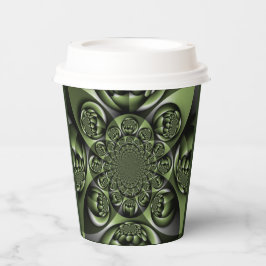 ホワイトグリーンフォレストミニスフィア 紙コップ